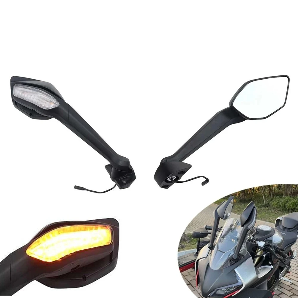 

For CFMOTO 450SR 450 SR 1 Pair Foldable Motorcycle Accessories Rearview Mirror With Turn Signal Lamp