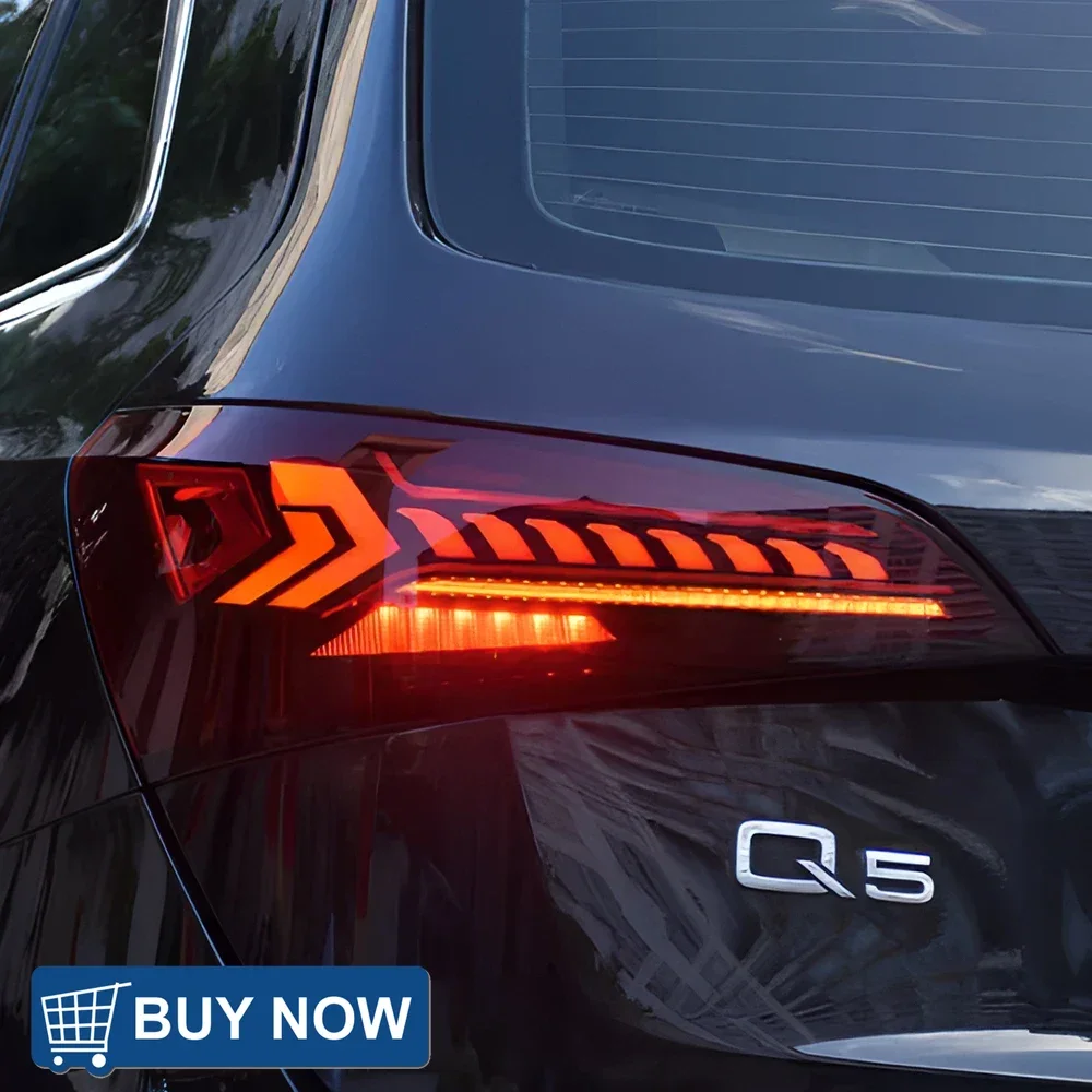 

Auto Rear Back Lamps For Audi Q5 2008-2018 Car Taillights Assembly Upgrade Q7 Style LED Dynamic Flicker Taillight Accessories