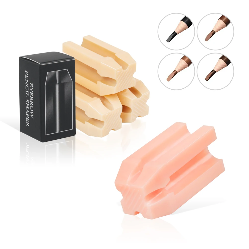 1pcs Eyebrow Pencil Shaper Sharpener Lip & Eyeliner Sharpening Tool Card Slots 4-IN-1 Pencil Shaper Cosmetic Makeup Tool