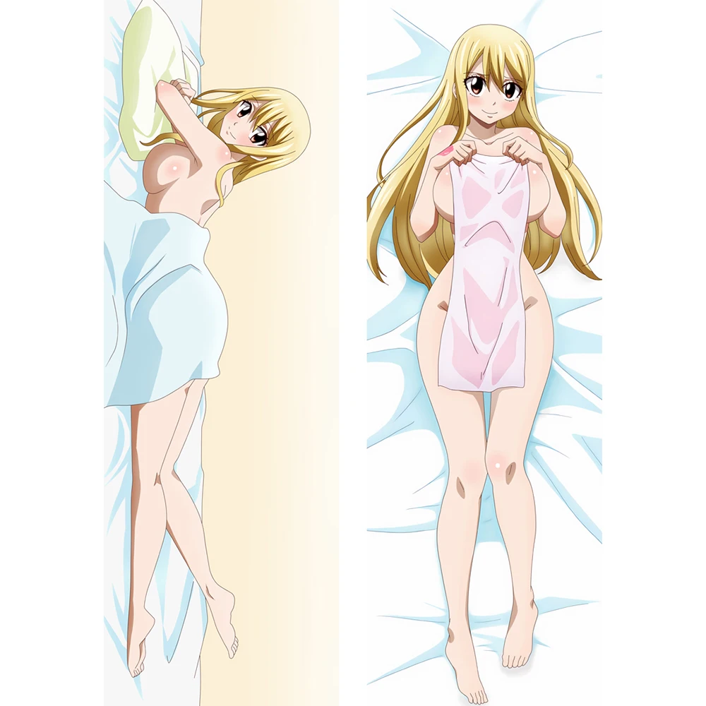 FAIRY TAIL Lucy Heartphilia Dakimakura Anime Body Pillow Case Otaku Pillowcase Game Cosplay Throw Cushion Cover Bed Decor Gift