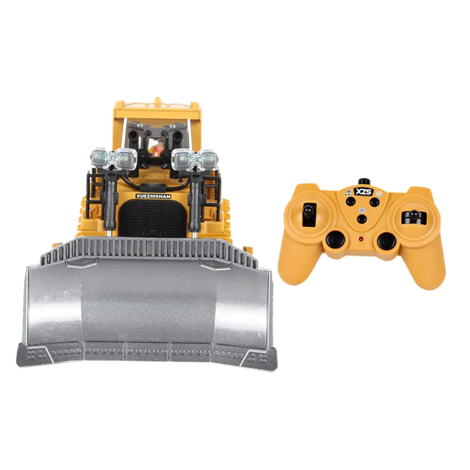 2.4Ghz RC Bulldozer 1:24 Full Functional Light & Sound Engineering Car Toys