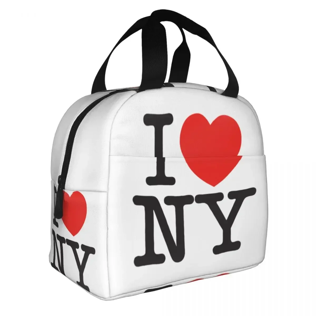 Custom Bag Custom Custom I Love NY From The New York City Insulated Lunch Bag For Women Leakproof Cooler Thermal Bento Box Offic