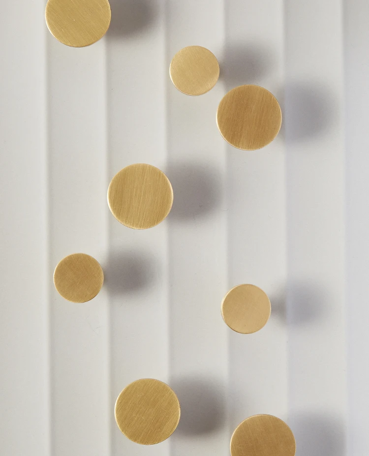 Круглые латунные ручки для комода, ручки для выдвижных ящиков, ручка для дверной ручки шкафа, простая золотая кухонная фурнитура