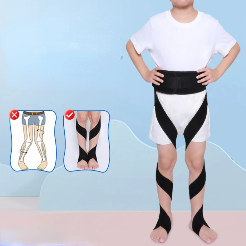 Wearable Kids Inner Octagonal Orthotics Correcting Leg Shape Outside Splay Correction Walking Inside Rotation Straight Leg Strap