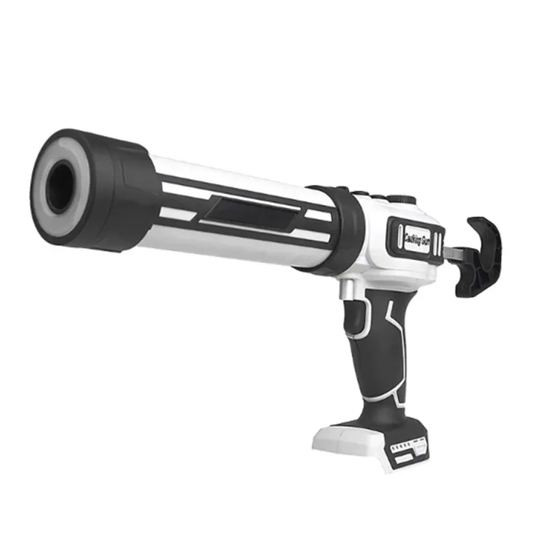 Cordless Electric Caulking Gun Adjustable Rechargeable Grout Gun with LED for Home Renovation Construction Sealing Grouting Work
