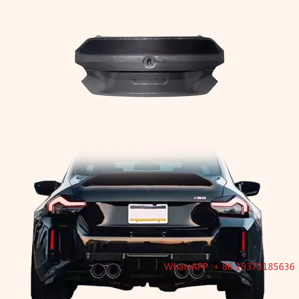 

For BMW M2 G87 G42 Coupe 2023-24 Carbon CL Style Rear Bumper Ductail Trunk Boot Lid