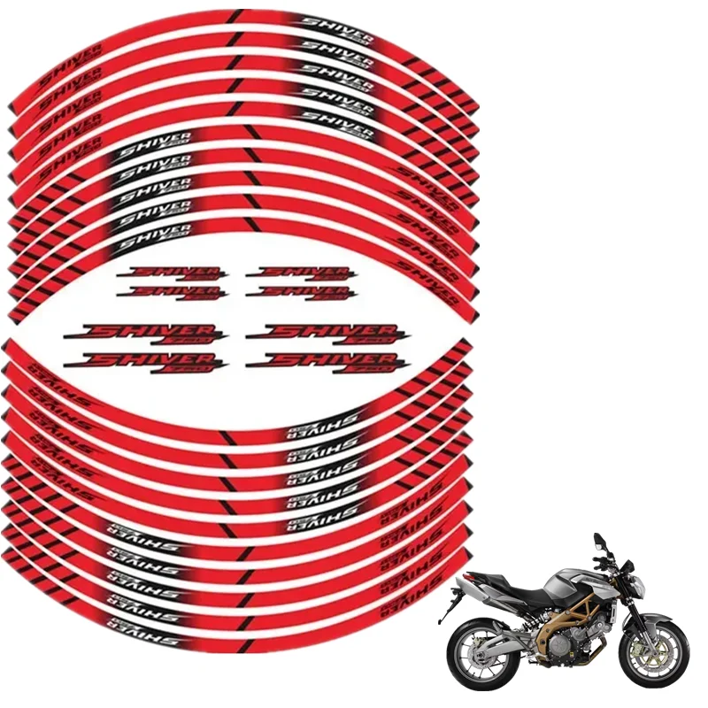 FOR APRILIA Shiver750 Motorcycle Parts Contour Wheel Decoration Decal Sticker - D