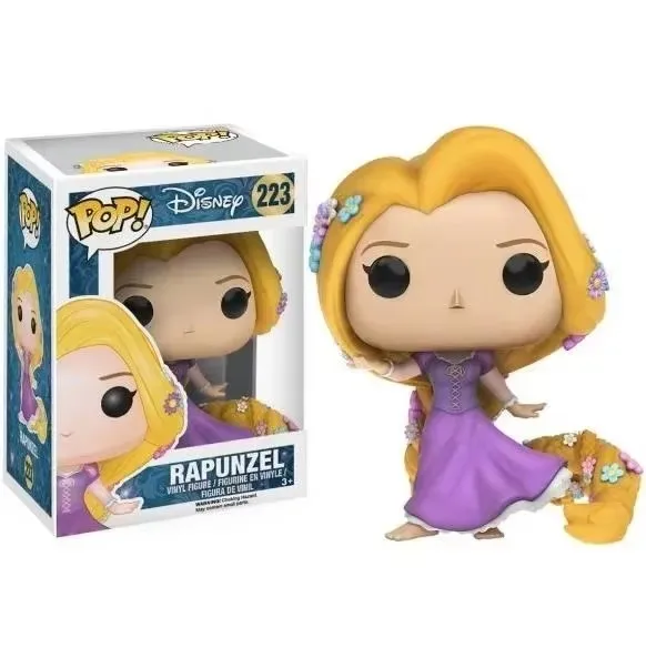 Funko POP Princesa Disney Rapunzel 223 #   Rapunzel 1018 #   Colección de figuras de vinilo Muñecas Colección de regalos de Navidad Juguetes de regalo