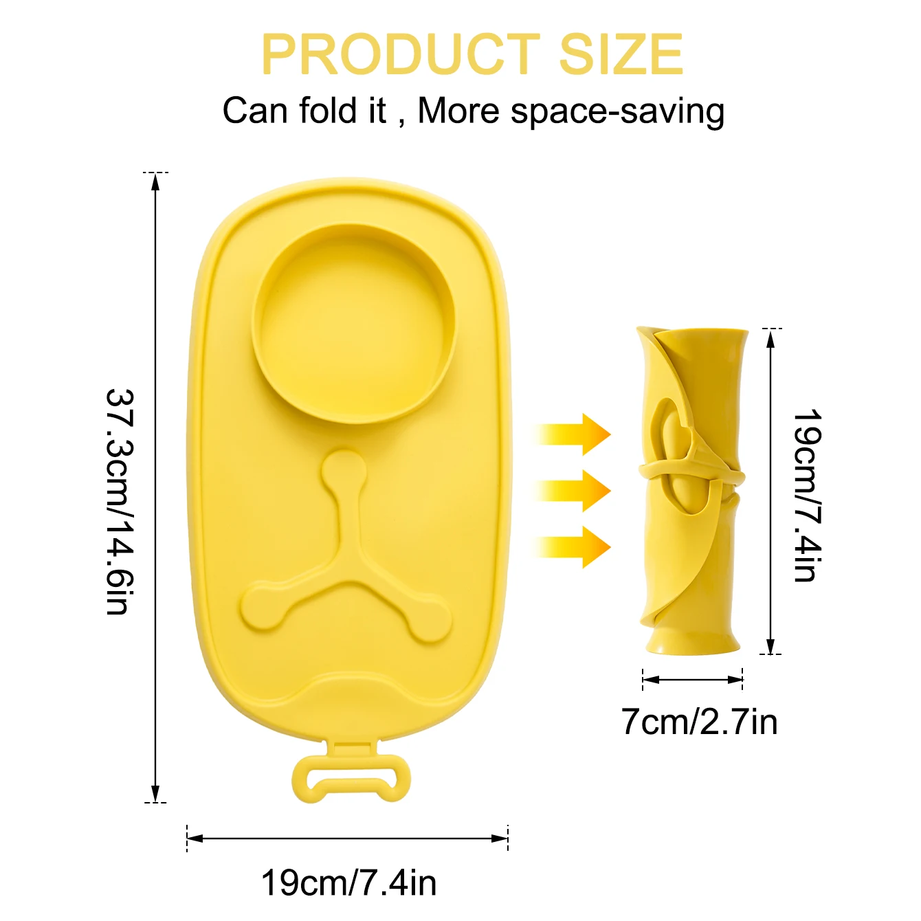 Цветная детская силиконовая миска, 1 шт., противоскользящая тарелка для кормления, тренировочная портативная посуда для хранения, тарелка, посуда, подарок для детского душа