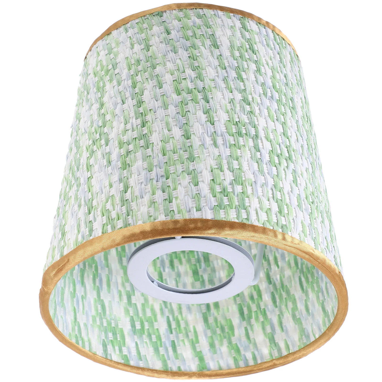 

Creative Replacement Lampshade Woven Cloth Iron Multi-Use Household Light Cover For Bedroom Floor Table Lamp Modern Vintage