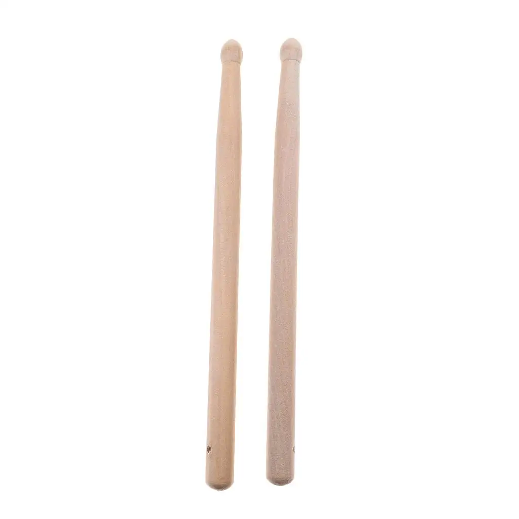 2-4pack 1 Pair Wood Drum Stick Precussion Instrument Accessory Wood