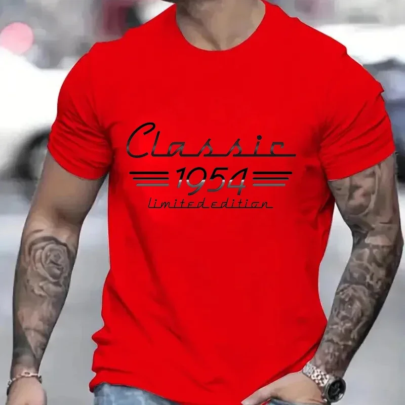 T Shirt for 70th Birthday Auto Owner Classic 1954 Car Lover Shirt Born in 1954 Tshirt 70th Retro Vintage Turning 70 Mechanic Tee