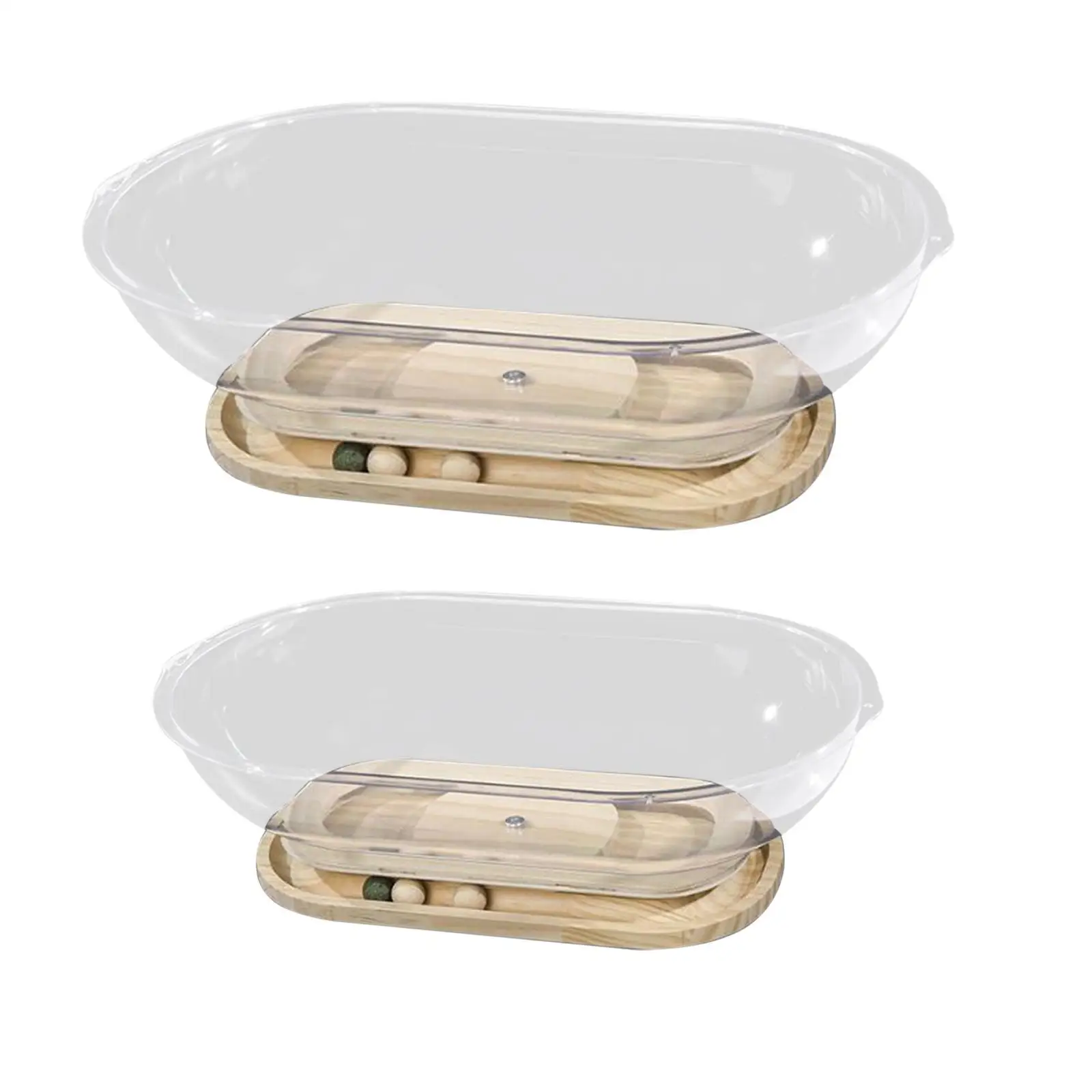 

Space Capsule Cat Bed Kitten Nest, Universal Stable Solid Wood Stand, Oval Small Pets Bed Toy Pet Supplies for Cats Kittens