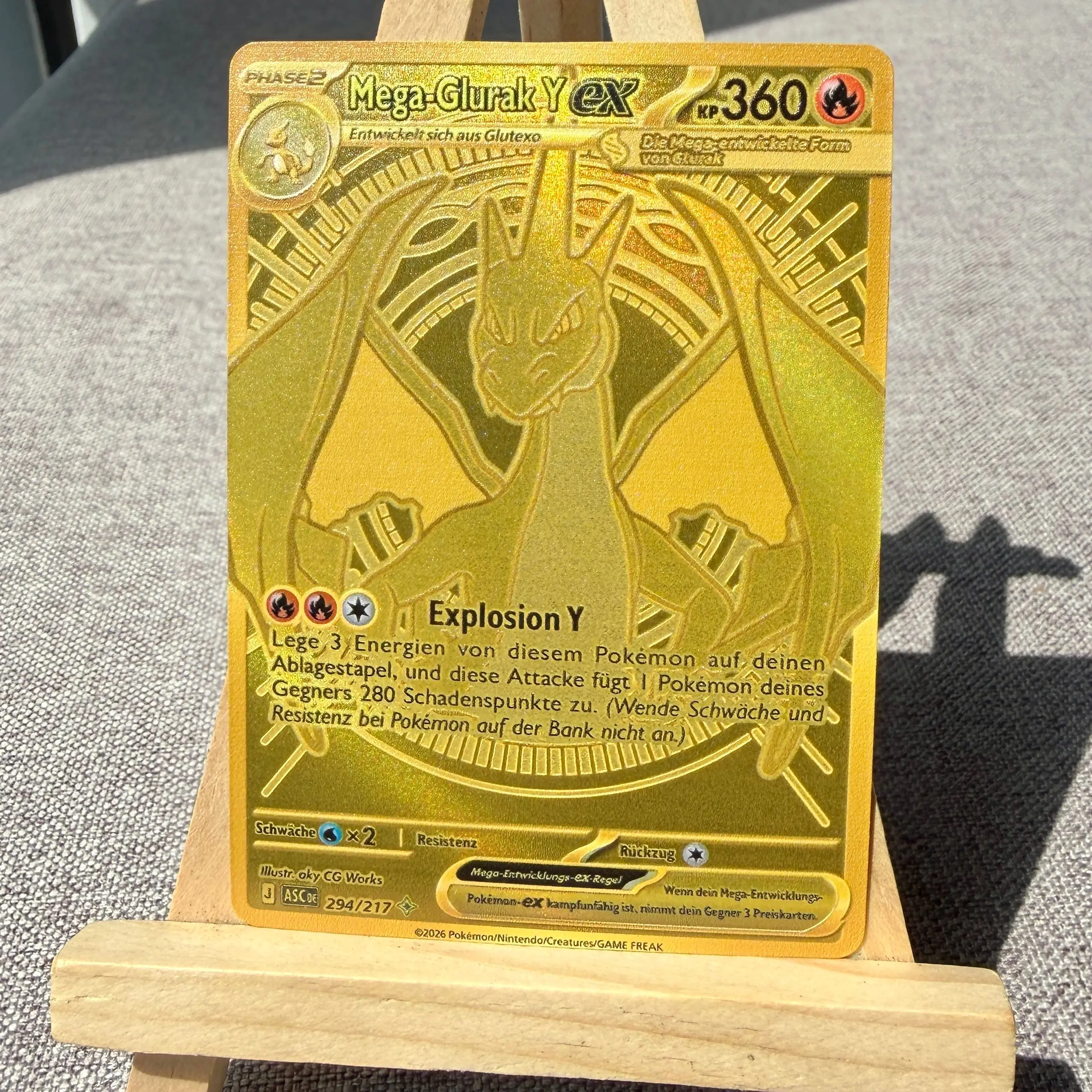 PTCG Cards Holo Rare Cards Mega Charizard Mega Dragonite Mega Gengar Mewtwo PTCG Cards Gift Collection PKM DIY Gift