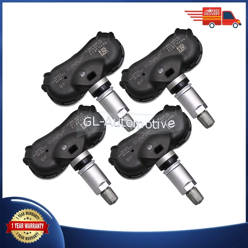 

4PCS TPMS Sensor Tire Pressure Sensor For Acura Csx Honda Civic Cr-Z Element Fit 42753-SNA-A830-M1 42753-SNA-A83 315MHZ