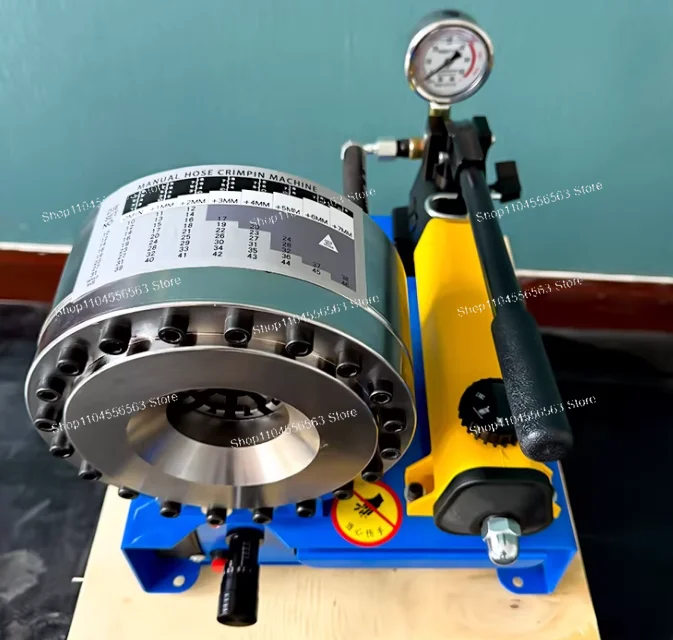 Portable Mini Manual Hydraulic Hose Crimping Machine for High Pressure Oil Brake Pipe Swaging Tool