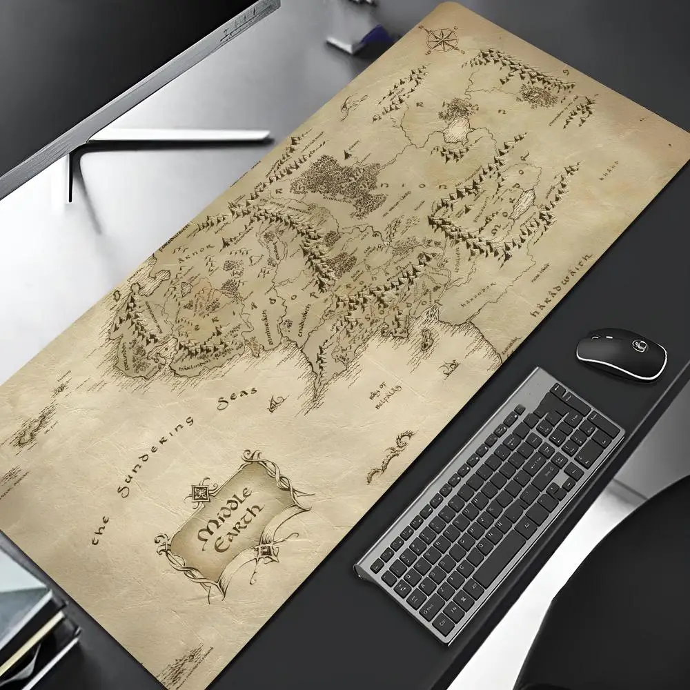 Movie R-Rings Of The Lords Mouse Pad Cartoon Lockedge Large Gaming Pad Computer Gamer Keyboard Mat Desk Mousepad PC Desk Pad
