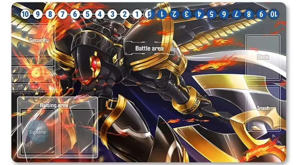 Board Game Digimon Playmat Size 60X35 cm Play Mats Compatible for DTCG -1962346