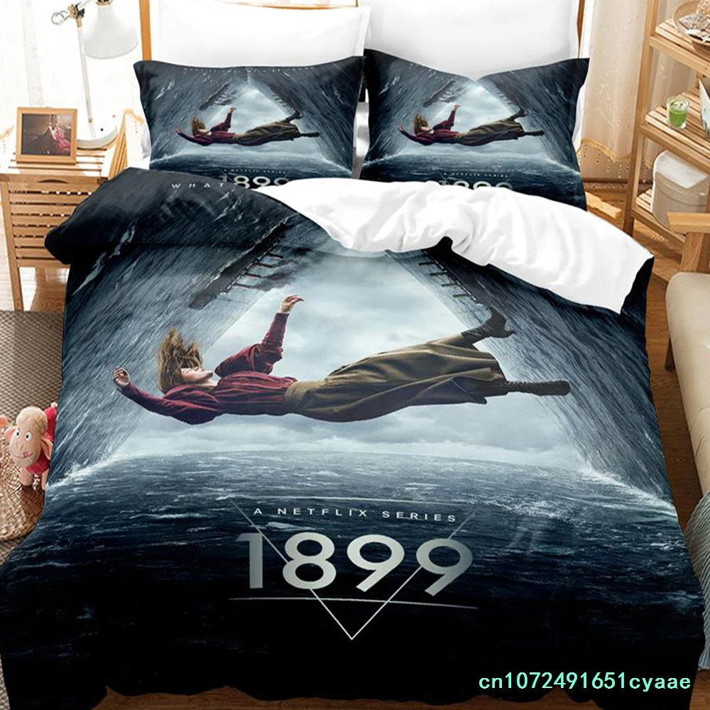 2023 TV Play 1899 Bedding Set Single Twin Full Queen King Size Bed Set Aldult Kid Bedroom Duvetcover Set Anime Parure De Lit Bed