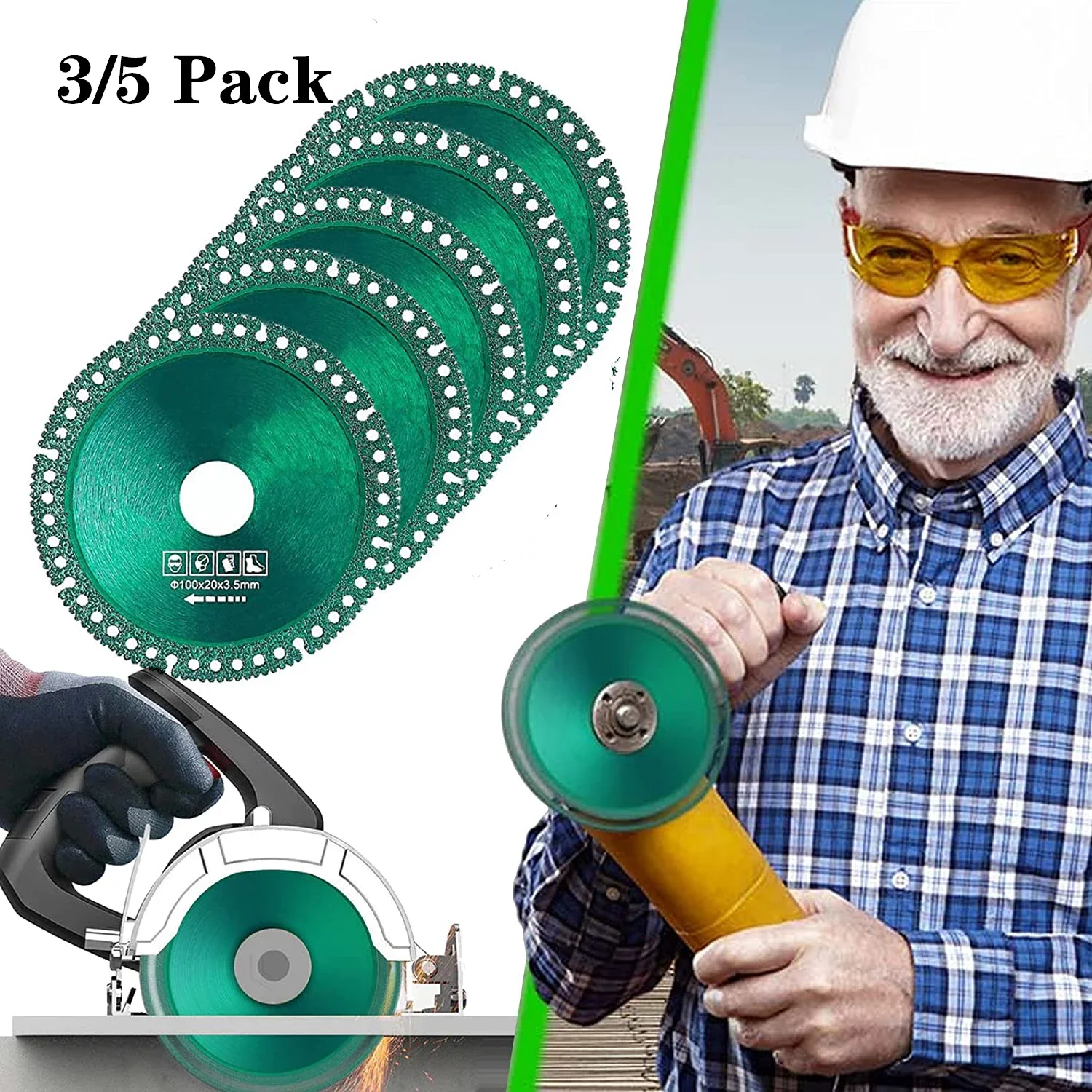 Indestructible Disc for Grinder Composite Cutting Saw Blade Ceramic Tile Glass Cutting Disc For Angle Grinder Cut Off Wheels