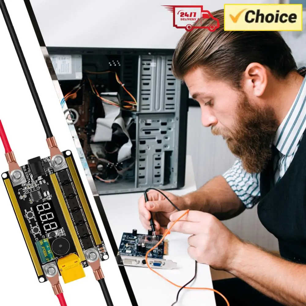 

Плата управления сварочным аппаратом GX591 с цифровым дисплеем, 12В, портативный мини-сварочный аппарат с 99 регулировками для аккумуляторов 18650