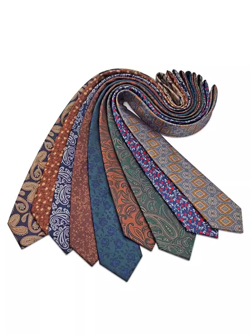 VEEKTIE marka kwiatowe krawaty męskie 8cm Retro Paisley wielokolorowe rocznica małe kwiatowe koszule Cravate Gravatas Para Homens