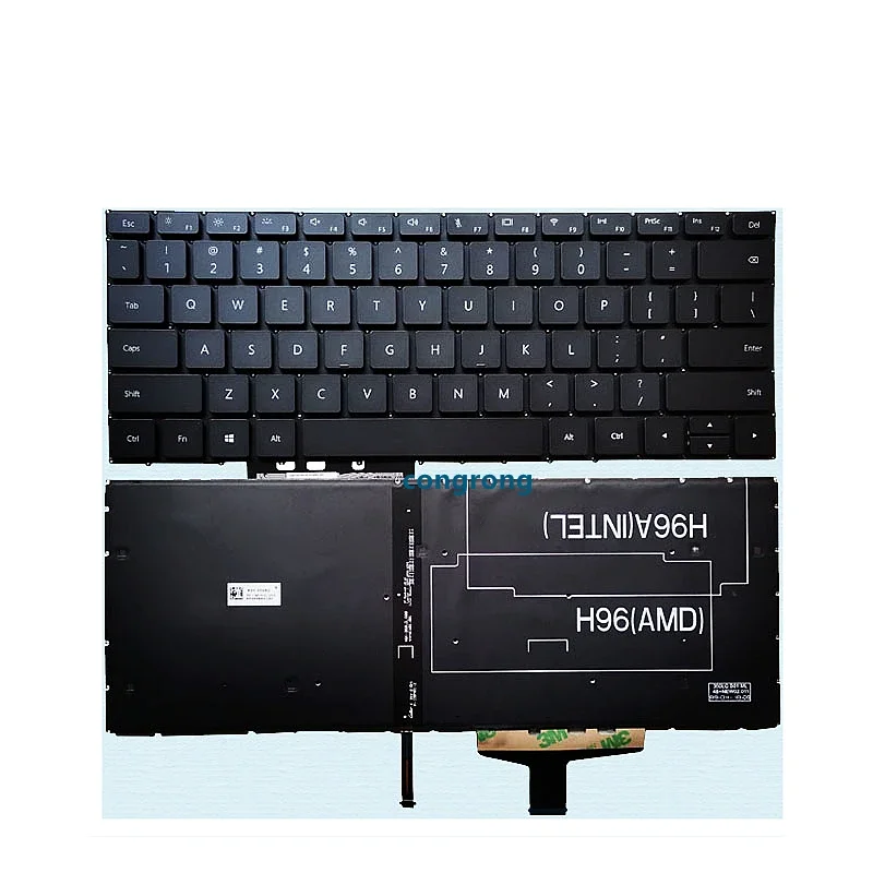 

Клавиатура США для ноутбука Huawei MateBook 13WRT W29 WRT-W19 VLR W09 W19, английская клавиатура с подсветкой