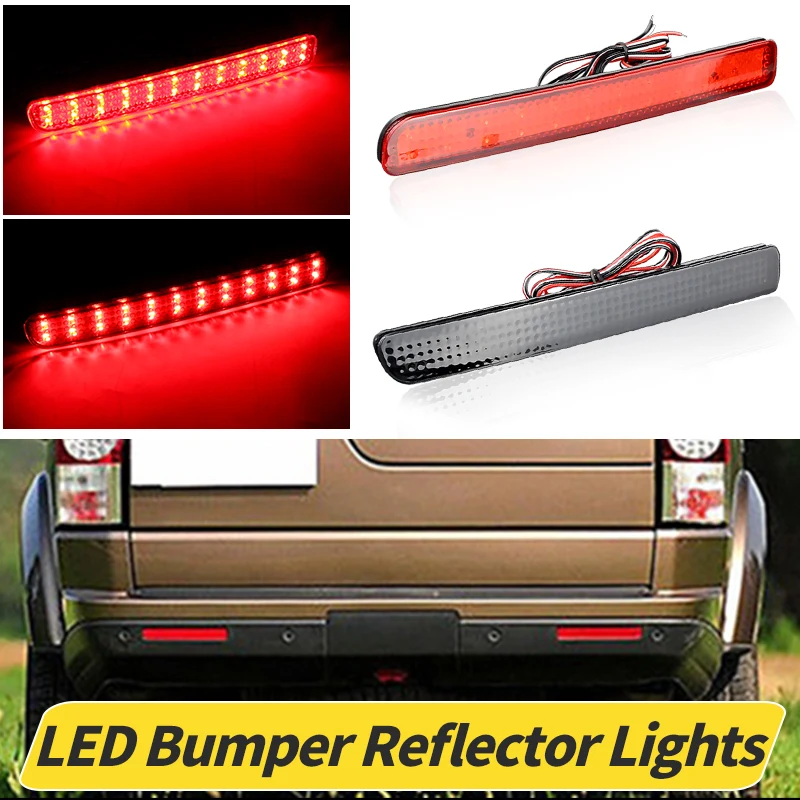 المصد الخلفي LED عاكس ضوء لاند روفر ديسكفري 3 4 2005-2013 لسيارة رينج روفر سبورت 2010-2013 الذيل مصباح مكبح XFF500020