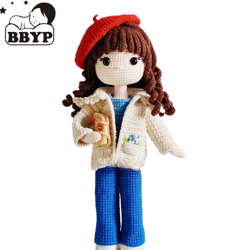

Handmade Knitting Doll Kairin Doll Crochet Dolls For Home Accessories Craft Gift Ornaments Finished Dolls
