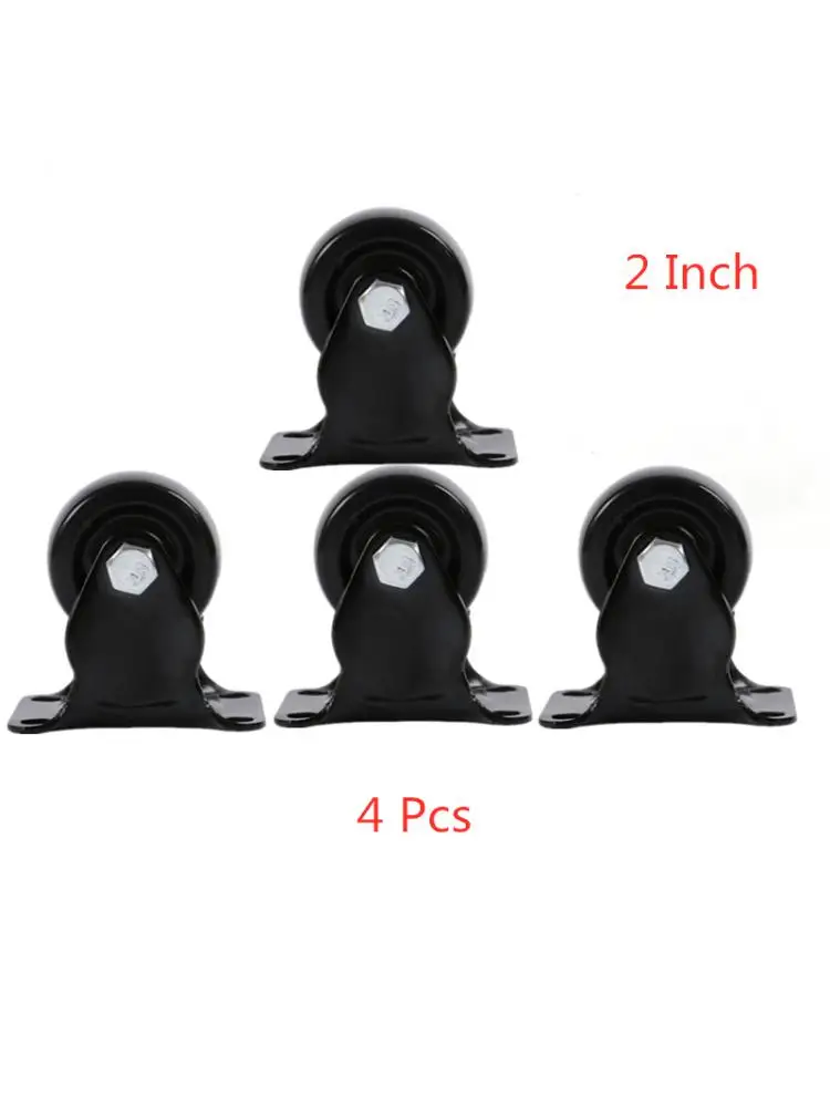 4 Pcs/Lot 2 Inch Directional Wheel Low Center Of Gravity Caster Silent Wear Resistant Industrial Machine