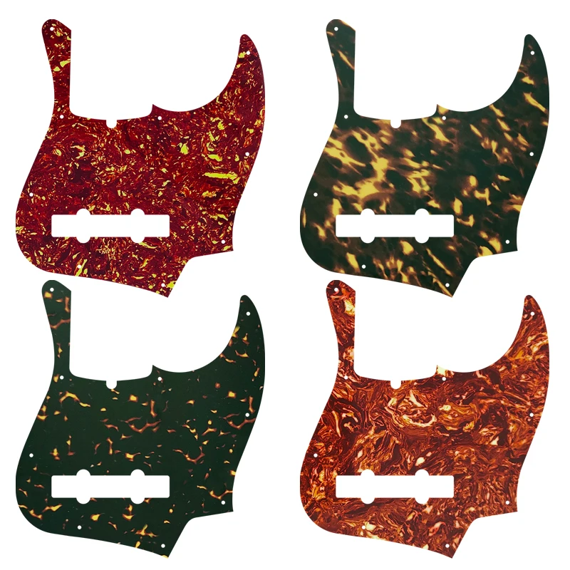 

Plearoo Customize Prats For Bass FD American Deluxe 5 String Jazz Bass Guitar Pickguard,Multiple Colour Choice