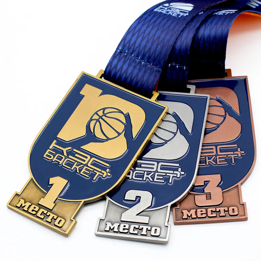 Customized gold, silver, and copper medals are selling well. New football and basketball game medals are available