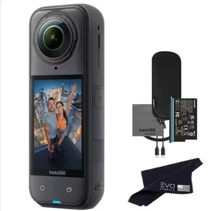 

Оригинальная экшн-камера Insta 360 X5, Новое поступление, 360°, 2290 мАч, 8K, видео, 10 м, водонепроницаемая панорамная спортивная широкоугольная камера 4K