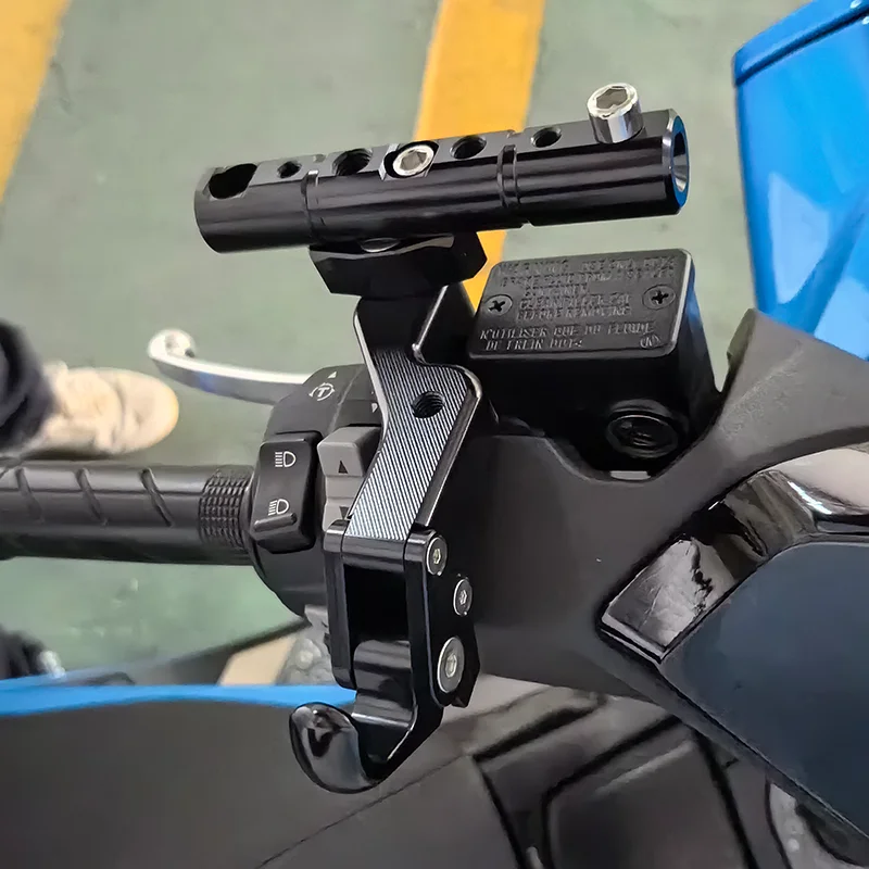 Chekis Is Suitable for Honda Forza350/Forza300/250 Motorcycle Modification Accessories, Rearview Mirror Hook, Storage Hook, Luggage Hook, Aluminum Alloy Expansion Bracket