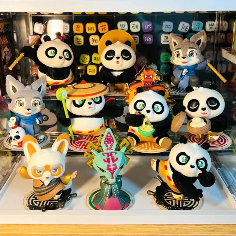 New Universal Kung Fu Panda Series Anime Action Toy Figure Cute Figurine Desktop Ornament Decoration Toys Birthday Gift