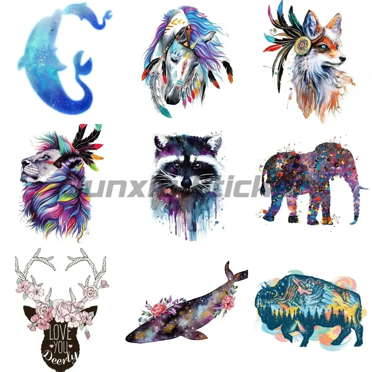 

Мультяшные животные, художественные персонализированные красивые забавные цветные наклейки на стену с животными, наклейки на окна автомобиля для стеклянных наклеек на мотоцикл