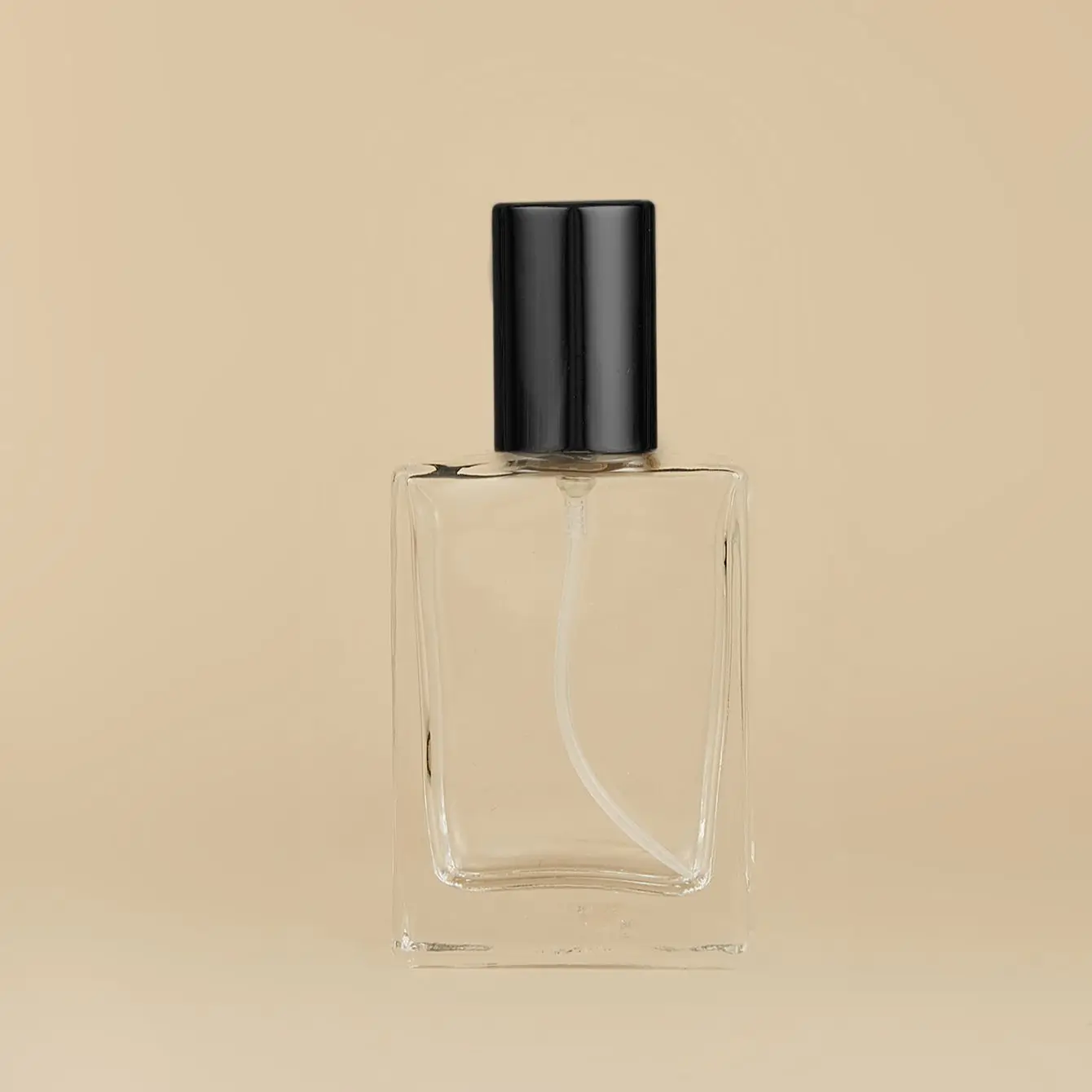 30ml Screw Square Glass Spray Qerfume Dispenser Cosmetic Packaging Empty Bottle Liquid Pressing Sprinkler Perfume Bottle