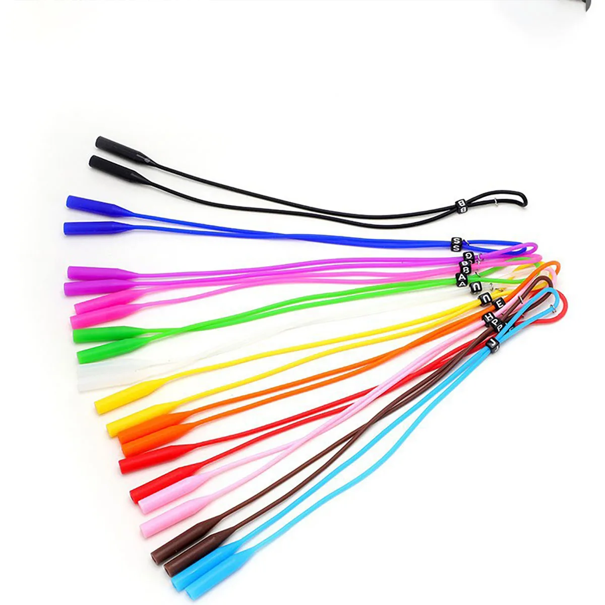 Silicone Round Head Buckle Glasses Cord Sports Non-slip And Non-slip Extra-long Round Head Glasses Cord For Adults And Children image 2