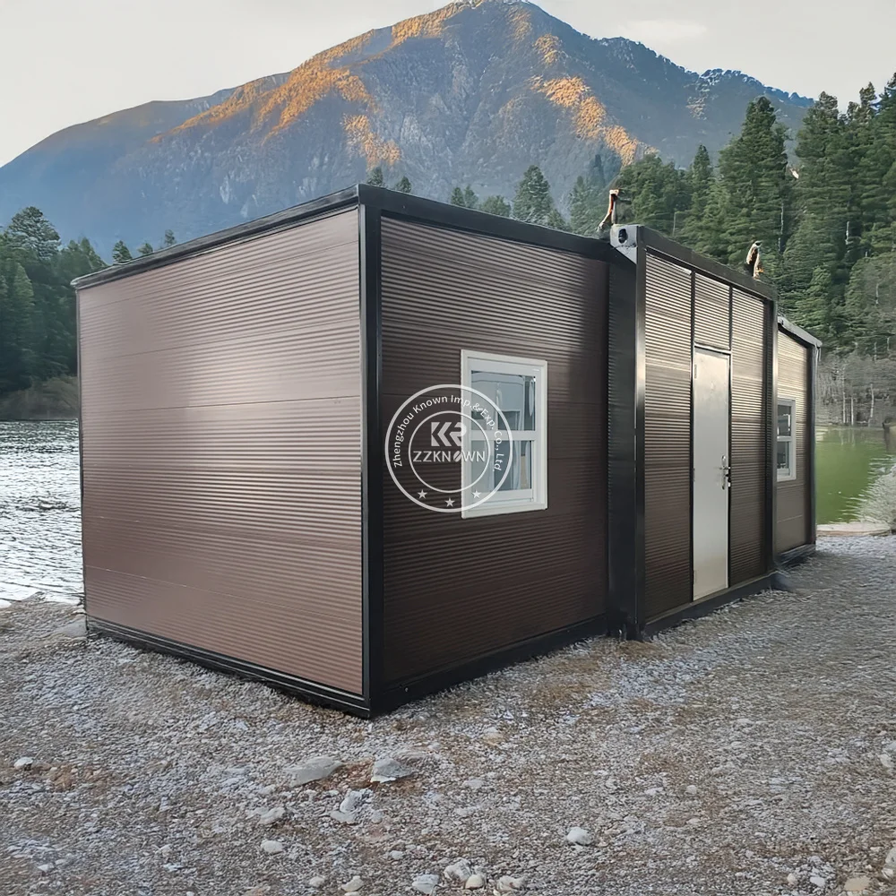 2025 casa de contêiner dobrável casa de contêiner pré-fabricada modular para escritórios de canteiro de obras temporária