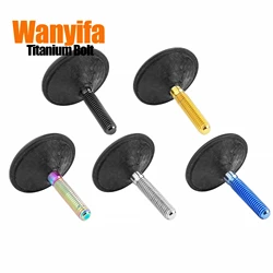 Wanyifa Bicycle Headset Steerer Fork Tube Headset Cap Carbon Fiber Top Cap with Bolt