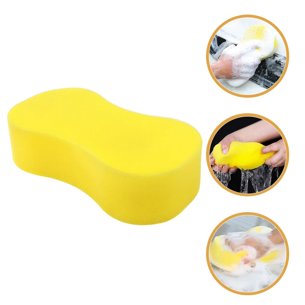 

6 Pcs Washing Sponge Car Scrubber Sponges for Cleaning Bathroom Flash Power Mop