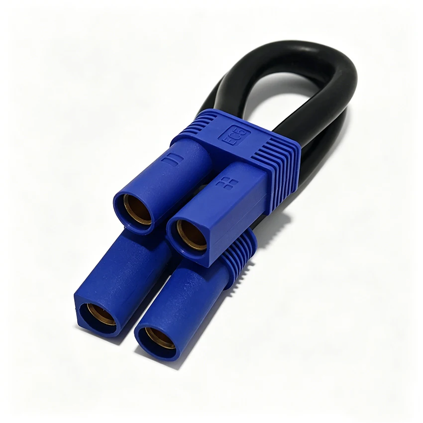 TRX XT60 XT90 EC5 T-Plug Short-Circuit Plug For RC Model Car Dual Battery Drive To Single Battery Drive U-shaped Head 10/12Awg