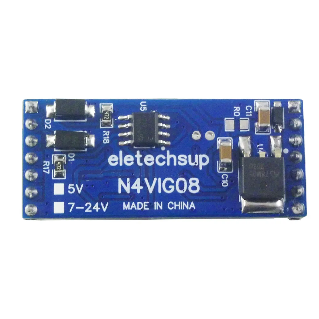 N4VIG08  8CH RS485 Modbus ADC Module for Voltage and Current Signals Conversion, PLC Remote IO DIY