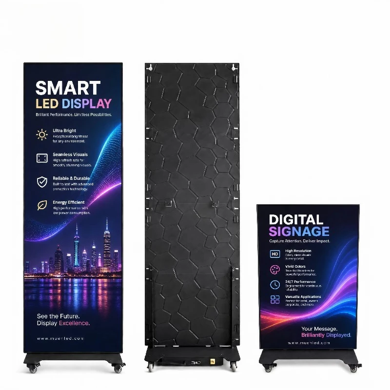 DHB2.5 GOB Indoor Foldable   Display 600CD Brightness 3840Hz Refresh Rate IP43 Waterproof 2-Year Warranty for Business