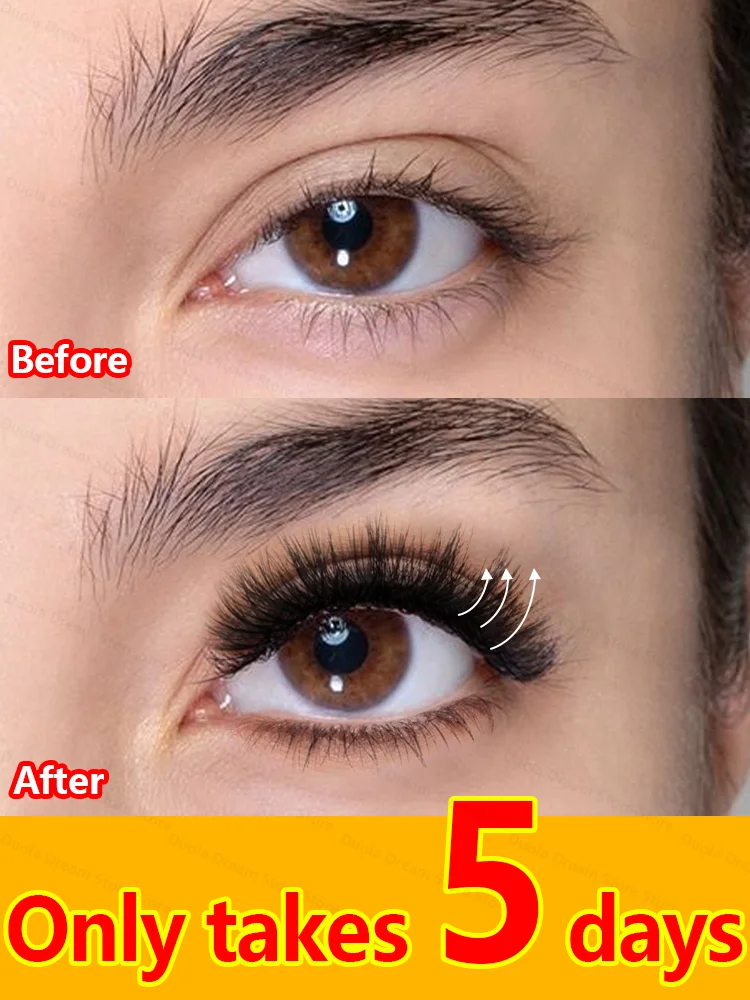 5 วัน Eyelash Growth Serum ชุดยกขนตาผู้หญิง Eyebrow Growth Serum Strong หนา Eyelash Lift ธรรมชาติผลิตภัณฑ์แต่งหน้า