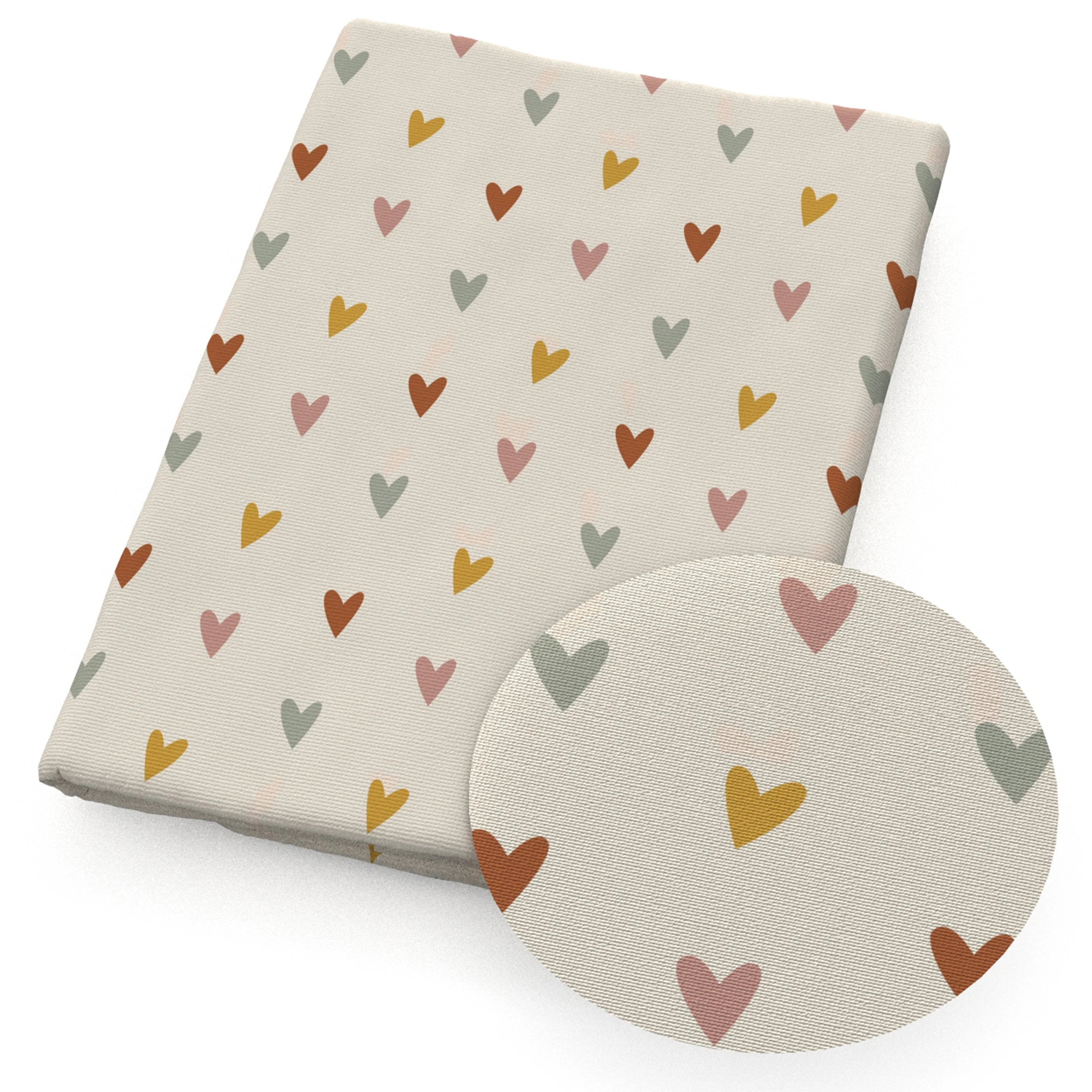 Geometry Dot Striped Heart Printed Polyester Pure Cotton Material Patchwork Tissue Sewing Quilting Fabrics Needlework Cloth