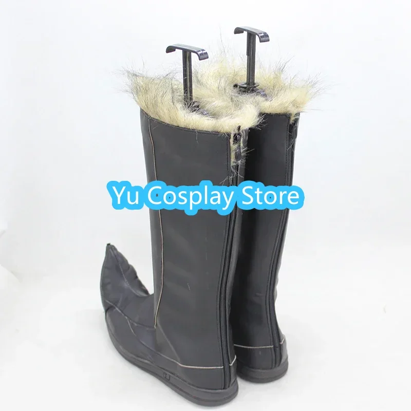 Kristoff PU couro Cosplay sapatos, Botas de Halloween, Adereços Custom Made