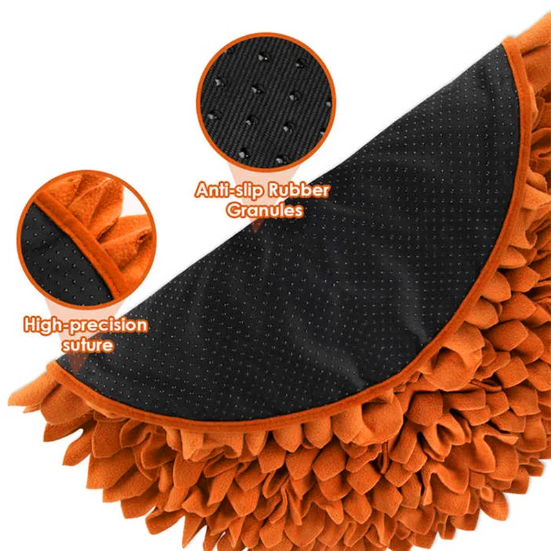 Pet Dogs Snuffle Mat Pet Leak Food Anti Choking Mat Cat Dog Training Blanket Nose Work Toy Pet Slowing Feeding Intelligence Mat