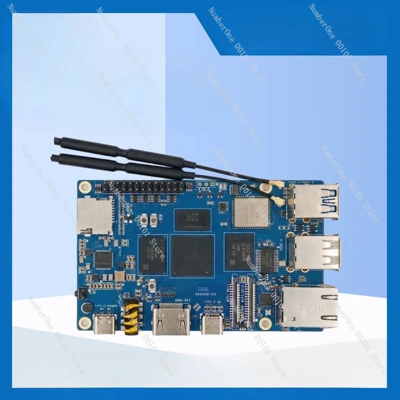 Compatible with orange pi 5b development board, suitable for orange pi 5 motherboard, rk3588s octa-core 64-bit processor with 8k