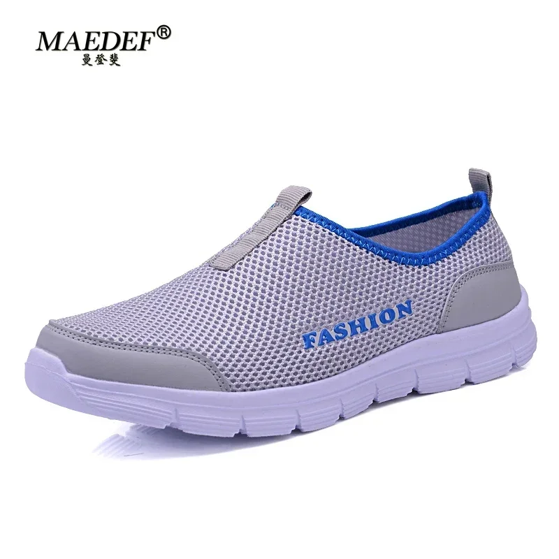 Maedef Heren Casual Sneakers Damesschoenen Lichtgewicht Platte Schoenen Mesh Comfortabele Ademende Wandelschoenen Voor Heren Sneaker